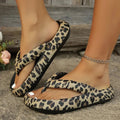 Women's Retro Leopard Print EVA Slides